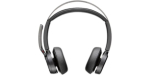 HP Poly Voyager Focus 2 Microsoft Teams Bluetooth austiņas ar uzlādes statīvu melnas