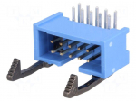 Socket | IDC | male | PIN: 10 | angled 90&deg; | THT | gold-plated | 2.54mm