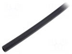 Protective tube | polyetylene | black | Len: 25m | -10&divide;40&deg;C | &Oslash;int: 5mm