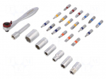 Kit: screwdriver bits | Pcs: 26