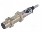 Sensor: inductive | Output conf: PNP / NO | 0&divide;2mm | 10&divide;30VDC | M12