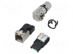 Plug | RJ45 | PIN: 8 | Cat: 6a,Class EA | shielded | gold-plated | 5&divide;9mm
