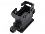 Enclosure: for rectangular connectors | Han Eco B | size 16B | M25