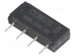 Relay: reed | SPST-NO | Ucoil: 12VDC | 500mA | max.200VDC | 10W | THT | SIP