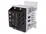 Relay: solid state | Ucntrl: 4&divide;30VDC | 50A | 48&divide;480VAC | 3-phase | DIN