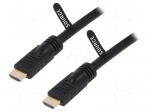 Cable | HDMI 1.4 | HDMI plug,both sides | 25m | black