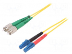 Fiber patch cord | FC/APC,LC/UPC | 1m | Optical fiber: 9/125um