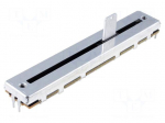 Potentiometer: slide | 10k&Omega; | 200mW | THT | &plusmn;20% | linear | Mat: metal