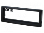 Radio mounting frame | Citro&euml;n,Peugeot | 1 DIN | black
