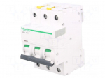 Circuit breaker | 400VAC | Inom: 2A | Poles: 3 | for DIN rail mounting