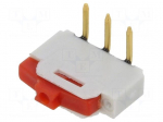 Switch: slide | Pos: 2 | 0.001A/0.01VDC | THT | Leads: for PCB,angled
