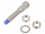Sensor: inductive | OUT: 2-wire NO | 0&divide;4mm | 10&divide;30VDC | M8 | IP67 | 100mA