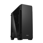 Zalman S3 TG, ATX Mid Tower PC Case, 3  x 120mm Fans, Black