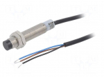 Sensor: inductive | OUT: PNP / NO | 0&divide;8mm | 10&divide;30VDC | M12 | 2m | IP67