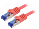 Patch cord | S/FTP | Cat: 6a | RJ45 plug,both sides | stranded | Cu | 3m