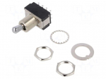 Switch: toggle | Pos: 2 | 4PDT | ON-ON | 6A/125VAC | 6A/6VDC | MTG | 20m&Omega;