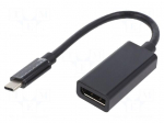 Adapter | DisplayPort 1.2,USB 3.1 | 0.15m | black | 2K,4K,UHD 2160p