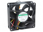 Fan: DC | axial | 24VDC | 80x80x25mm | 101.4m3/h | 44.7dBA | Vapo | 4800rpm