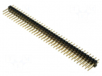 Connector: pin strips | pin header | male | PIN: 72 | THT | SL 22 | 2.54mm
