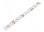 Programmable LED tape | RGB | 5050 | LED/m: 30 | 10mm | white PCB | IP20