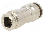 Push-in fitting | straight,inline splice | -0.99&divide;20bar | -20&divide;80&deg;C