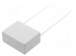 Capacitor: polypropylene | motors, run | 1uF | 400VAC | Pitch: 27.5mm