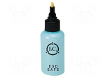 Dosing bottle | 56ml | dissipative | blue (bright) | polyetylene | ESD