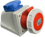 Combined socket 230V+5P/16A IP67