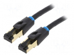 Patch cord | S/FTP | Cat: Cat 8 | RJ45 plug,both sides | OFC | 2m | PVC