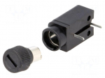 Fuse holder | THT | 5x20mm | -40&divide;85&deg;C | 6.3A | thermoplastic | UL94V-0