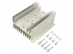 Heatsink: extruded | L: 67mm | W: 121mm | H: 140mm | 0.88K/W | aluminium