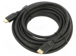 Cable | HDMI plug,both sides | PVC | HDMI 2.0 | 10m | black | 32AWG
