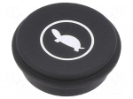 Button | round | &Oslash;21mm | black | 09