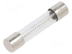 Fuse: fuse | 6.3x32mm | cylindrical,glass | 3A | 250VAC | time-lag | MDL