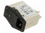 Connector: AC supply | socket | male | power supply | Inom: 2A | 250VAC