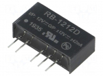 Converter: DC/DC | 1W | Uin: 10.8&divide;13.2VDC | Uout: 12VDC | Uout2: -12VDC