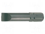 Screwdriver bit | slot | 5.5x1mm | 5/16" | Overall len: 41mm | 3pcs.