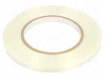Tape: electrical insulating | W: 9mm | L: 50m | Thk: 0.085mm | acrylic