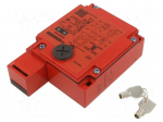 Safety switch: bolting | XCSE | NC + NO | IP67 | metal | red | 24VDC | 2kN