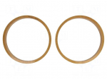 Spacer ring | MDF | 200mm | impregnated,varnished | 2pcs.