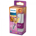 PHILIPS LED stikla 40W BA35 E14 caurspīdīga Warm Glow dimmējama CRI90 spuldze 8719514324374 929003013001
