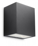 PHILIPS Flagstone wall lantern black 3x1W SELV up&down gaismeklis