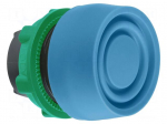 Switch: push-button | 22mm | Stabl.pos: 1 | blue | none | IP66 | flat