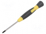 Screwdriver: precision | Phillips | PH0 | Blade length: 50mm | ESD