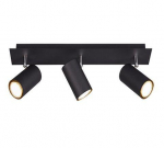 Trio Marley spotlight 3-pc GU10 matt black gaismeklis 802400332 4017807408652