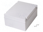 Enclosure: multipurpose | X: 308mm | Y: 388mm | Z: 179mm | SCABOX | grey