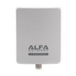 Alfa Network Alfa 2.4/5GHz V&auml;lipaneeli Antenn 8dBi N-Female APA-L2458-08A