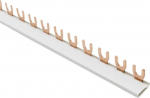 MCB busbar 10mm2, 2 phase, fork type, 1m, 54 modules