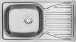 1-bowl steel sink with drainer