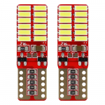 Autolambid, Mootorratta ja traktori valgustid // Auto LED-pirnid ja komplektid // Żar&oacute;wki led canbus 24smd 4014 t10e w5w white 12v 24v amio-01287
